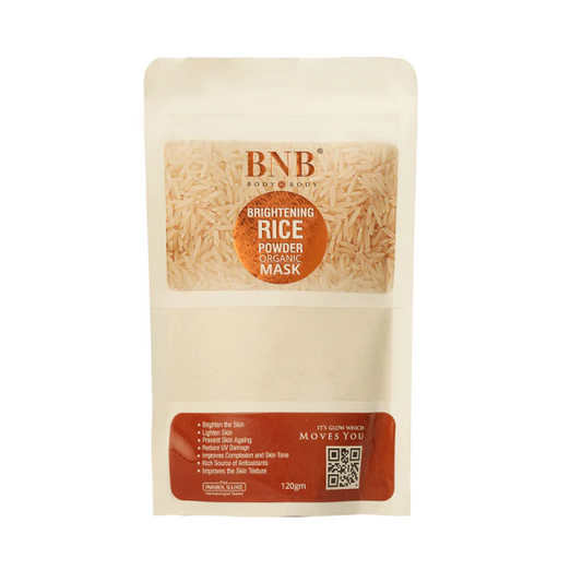 Bnb Brightening Rice Powder Oraganic Mask With Natural White Rice Extract 120g