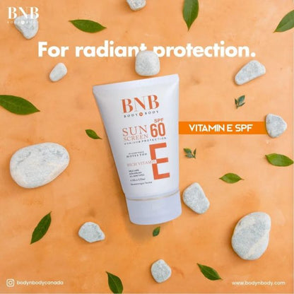 Bnb Sun Screen Spf-60 Rich Vitamin E (120ml )