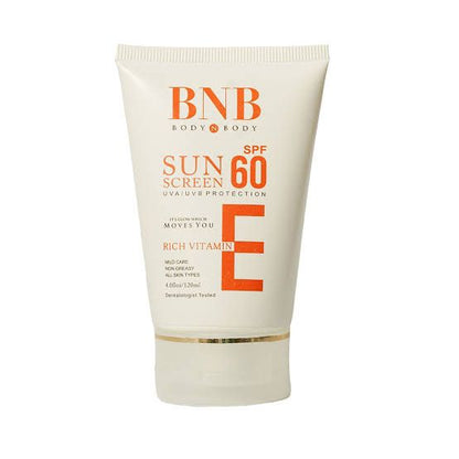 Bnb Sun Screen Spf-60 Rich Vitamin E (120ml )