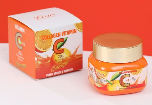 Collagen Vitamin C + E Cream Best Skin Moisturizing Collagen Vitamin C Face Cream For Brightening 50g