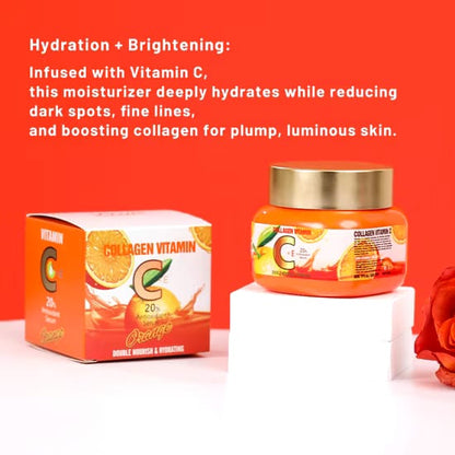 Collagen Vitamin C + E Cream Best Skin Moisturizing Collagen Vitamin C Face Cream For Brightening 50g