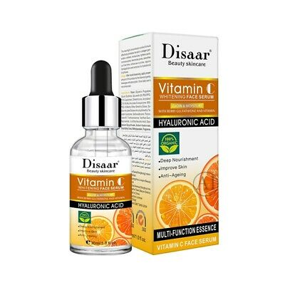 Disaar Vitamin C Hyaluronic Acid Whitening Anti Aging Face | 30ml | Vitamin-c Serum With Anti-aging & Skin Brightening