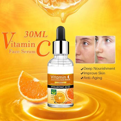 Disaar Vitamin C Hyaluronic Acid Whitening Anti Aging Face | 30ml | Vitamin-c Serum With Anti-aging & Skin Brightening