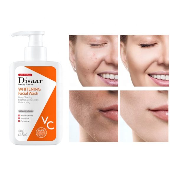 Disaar Vitamin C & Nicotinamide Nourishing Smooth Skin Reduce Fine Line Body Lotion 200g | Disaar Whitening Facial Wash