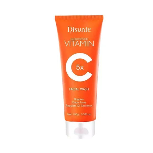 Disunie Vc Facial Wash Cleanser Oil Control Anti-acne Glowing Collagen Deep Clean | Disunie Glowing Skin Vitamin C Facial Wash | 100 Gram