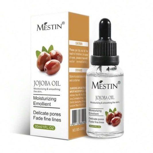 Mestin Jojoba Oil 30ml – Moisturizing, Smoothing, Pore Refining & Wrinkle Reduction