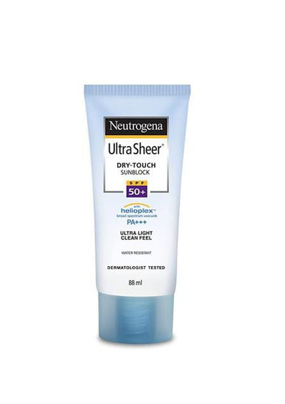 Neutrogena Sunblock Original Ultra Sheer Dry Touch Spf50 Ultra Sheer Dry Touch Sunblock Spf 50+ (118ml)