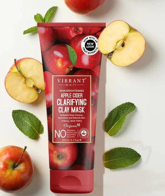 Vibrant Beauty Skin Brightening Apple Clarifying Mud Face Mask (200ml)