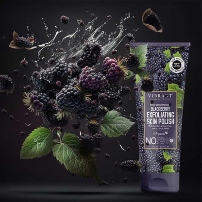 Vibrant Beauty Skin Brightening Blackberry Exfoliating Skin Polish (200ml)