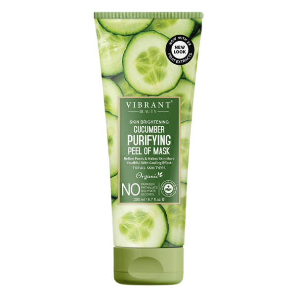 Vibrant Beauty Skin Brightening Cucumber Purifying Peel Off Mask 200ml