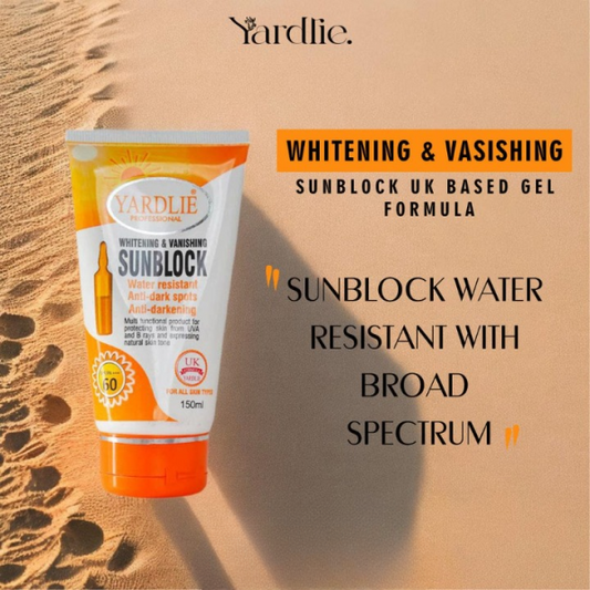 Yardlie Professional – Spf – 60 Whitening & Vanishing Sunblock 150ml