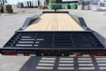 22 Foot Big Tex Heavy Duty with Drive-Over Fender Black Equipment Trailer (14DF-19BK+3KR) - Image 4