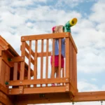 Backyard Discovery Skyfort II Cedar Wood Swing Set - Image 4