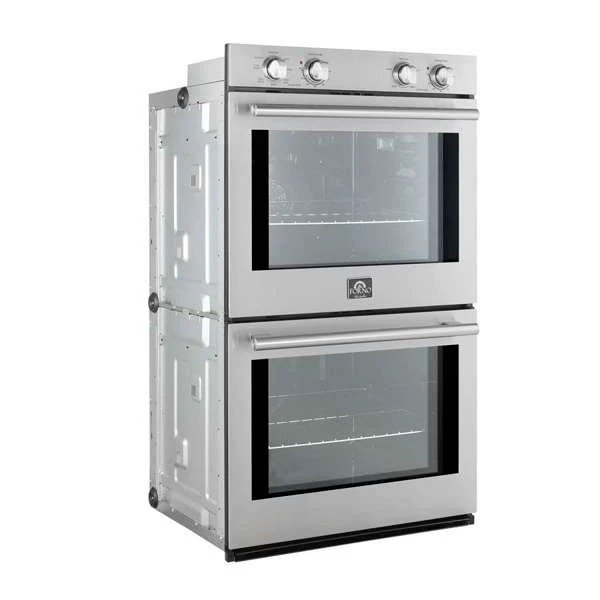 FORNO Vomero 30-Inch Built-In Double Electric Wall Oven, 10.0 cu. ft. Total Capacity, Stainless Steel (FBOEL1324-30) - Image 7