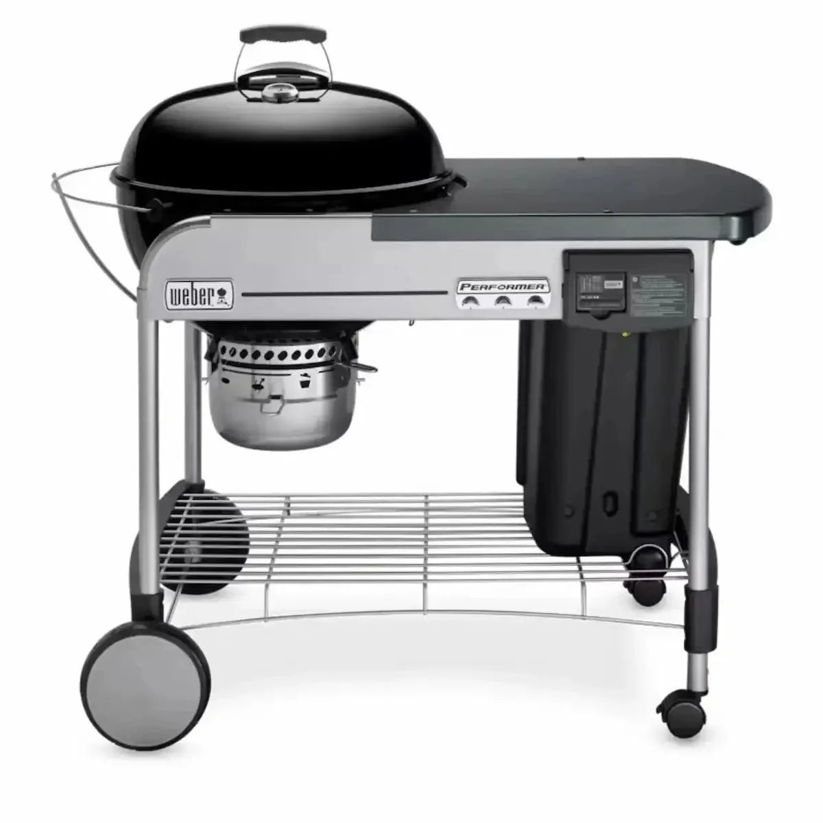 Weber Performer Deluxe Charcoal BBQ Grill, 22.5″ in Black
